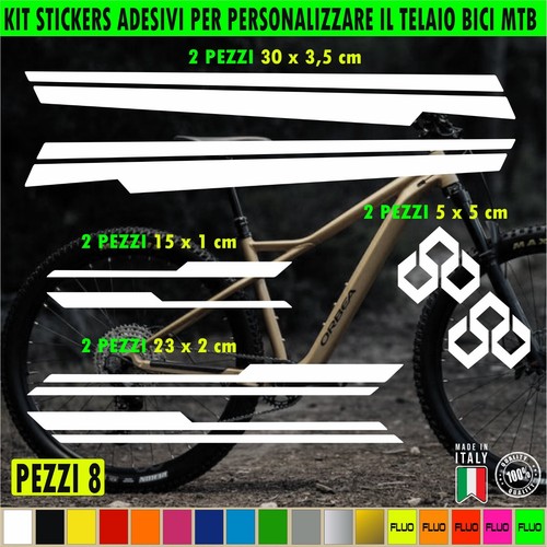 Adesivi bici mtb - bici, compatibili