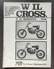 ADVERTISING PUBBLICITA' TGM 125 C 250 C W IL CROSS E' IL MOMENTO DI TGM