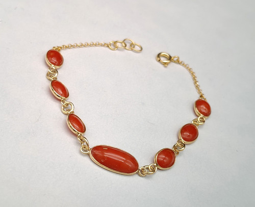 Bracciale donna corallo rosso