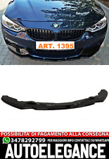 SPLITTER ANTERIORE ADATTO PER BMW SERIE 4 F32 F33 F36 NERO LUCIDO SPOILER