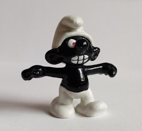 Puffo nero schleich 1966 peyo - puffo,