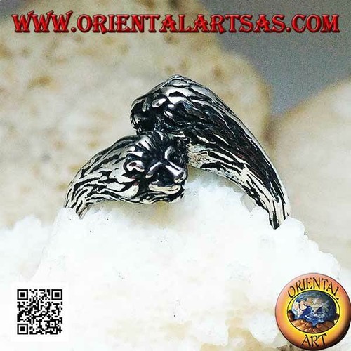 Anello argento 925 con - argento, 925‰