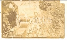 1920 ca BRENTA Motociclista con raro modello INDIAN SCOUT *Foto 15x9 DANNEGGIATA