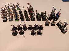 Warhammer Modelli Orchi Elfi Goblin Cavalieri Bretonnia Scheletri Nani Haradrim