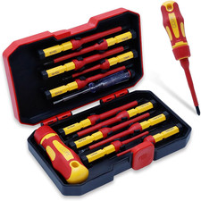 13 Pezzi Set Cacciaviti Elettricista Cacciaviti Magnetici Con Lame Intercambiabi