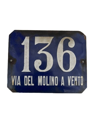Targa metallo vintage - metallo,