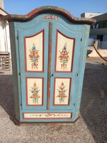 Armadio tirolese dipinto fine - armadio,