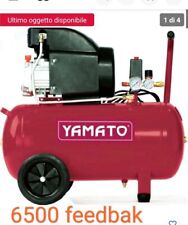 YAMATO COMPRESSORE CARRELLATO COASSIALE 24 LITRI 2 HP 8 BAGNO OLIO FI92847