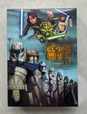 Star Wars The Clone Wars: The Complete Seasons 1-7 (DVD, 2023, Set di 25 dischi)