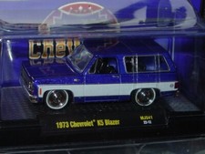 M2 MACHINES 1973 CHEVROLET CHEVY K5 BLAZER CAMION DA COLLEZIONE - Viola, come nuovo