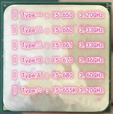 CPU desktop Intel Core I5-650