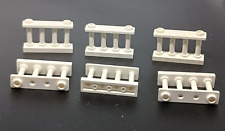 LEGO: 6x Barriera 1 x 4 x 2 - Rif 30055 bianco - Set 7573 7346 8403 5895 6765