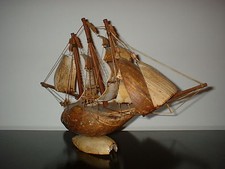 VELIERO - CONCHIGLIE E LEGNO - anno 1971