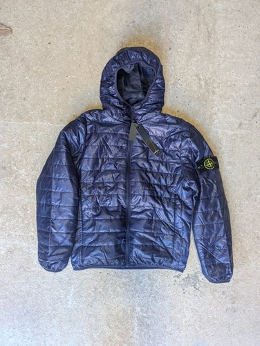 Cappotto uomo blu lucido stone - blu,