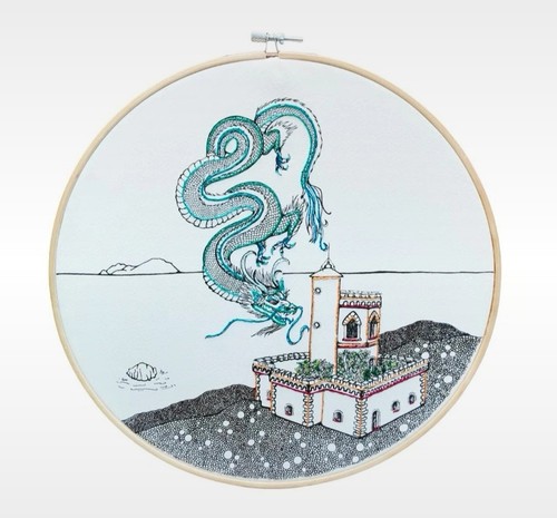 Quadro disegno china - quadro,