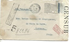 Ww1 1916 letter with italian - with,