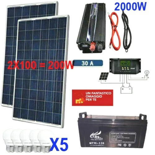 Kit fotovoltaico pwm - fotovoltaico,