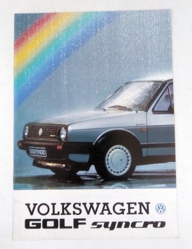 Depliant brochure vw golf - -,