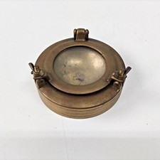 Posacenere oblò in ottone