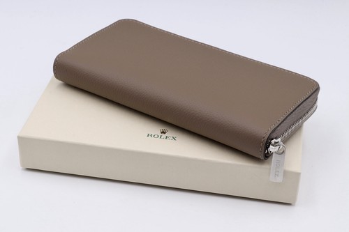 Rolex wallet piel leather - rolex,