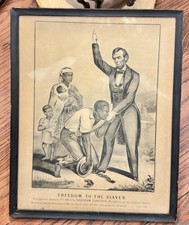 Stampa antica abraham lincoln - antica,