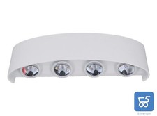 LED Applique 6000K da Esterni Luce Fredda Corpo in Alluminio no confezione
