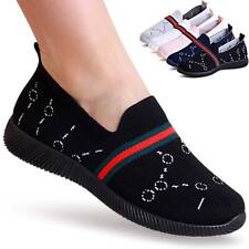 Scarpe Da Donna Print Slipper Plateau Sneaker Halbschuhe Slip On Turnschuhe ❤️‍