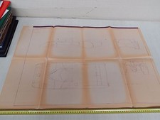 DISEGNO TECNICO 80 cm PROSPETTO E VISTE LOLA T600 GTP 1981 IMSA RACING