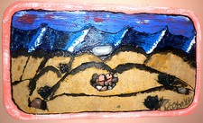 Quadro acrilico assemblaggio