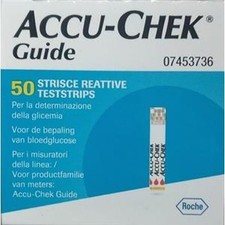 PROMOZIONE Strisce reattive glicemia 50 PEZZI Roche Accu-chek Guide