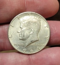 1964 D Kennedy Half D. 90%