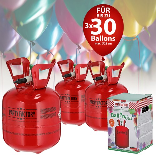 Gas palloncino elio - 3x,