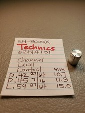 📈TECHNICS SBNA101 MANOPOLA CONTROLLO LIVELLO CANALE SA-8000X RICEVITORE QUAD