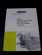 PELLIZZARI POMPE IRRIGAZIONE PIOGGIA TRATTRICI CINGOLI FIAT 50/52 55/55L 
