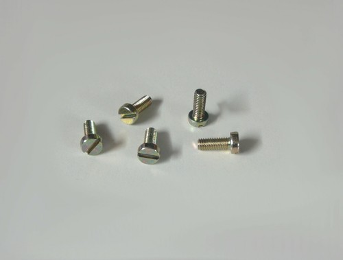Intaglio vite m4x10 giallo - 5x,