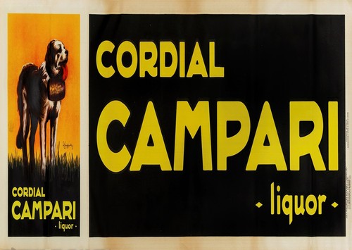 Vintage cordial campari arte - cordial,