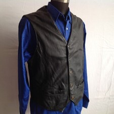 Gilet Veste Uomo In Pelle T.M