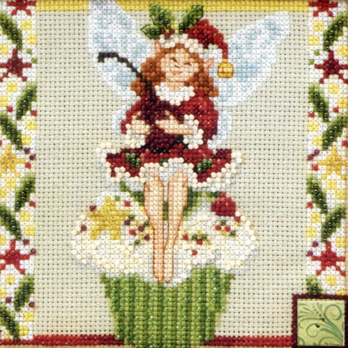 Cupcake fairy bead - fairy, punto