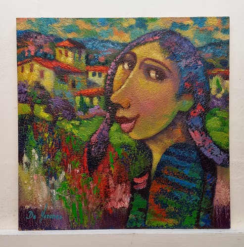 Quadro dipinto paesaggio - quadro,