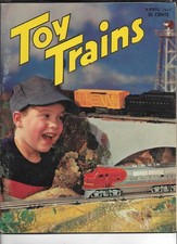 TOY TRAINS MAGAZINE---APRIL