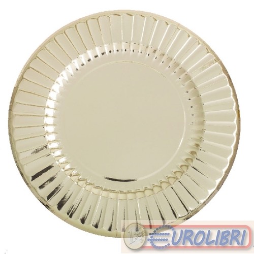 Sottopiatti carta 6pz 33cm oro - sottopiatti,