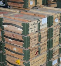 Cassetta porta munizioni legno