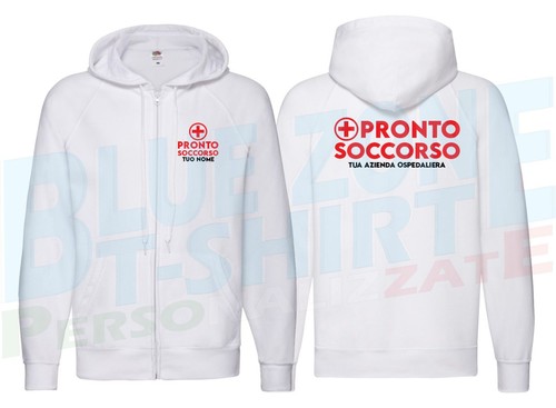 Felpa zip pronto - zip, soccorso
