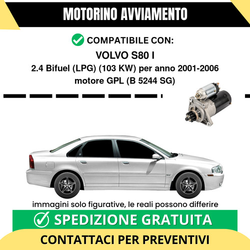 Motorino avviamento volvo - motorino,