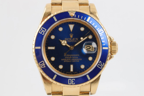 Rolex submariner 16808 - rolex, blue