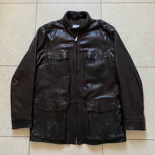 Giacca pelle agnello - pelle, armani