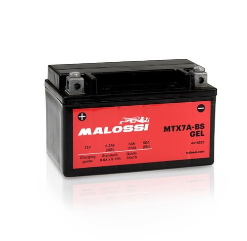 Batteria malossi mtx7a gel - malossi, mtx7a-bs