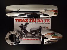 KIT PROTEZIONE PARACALORE SCARICO MARMITTA YAMAHA TMAX T MAX 500 2001 2006 CROMO