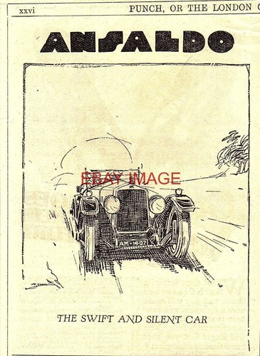 1926 advert ansaldo cylinder - 1926, 6-cylinder