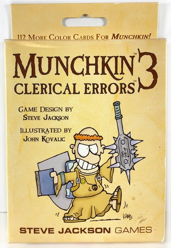 Munchkin errori chierici 1a - chierici, (1a